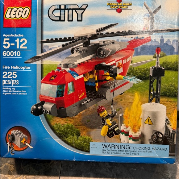 LEGO City Fire Helicopter Set - Red and Gray - Picture 3 of 3